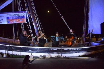 Imagen del concierto de La Francisca en concert.Quartet de cuerda Stringarraf.