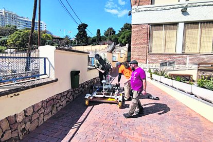 Este tipo de trabajos no se habían hecho antes en esta zona del anfiteatro.