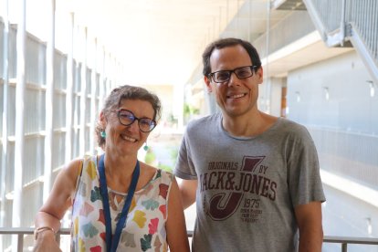 Marta Giamberini i Xavier Montané, responsables de la recerca.