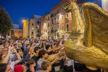 Un instant de l'entrada del Braç de Santa Tecla.