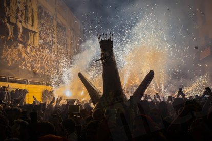 Un instant de l'entrada del Braç de Santa Tecla.