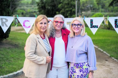 Maria Pérez-Hickman, Silvia Santos i Cristina Garrido, organitzadores.