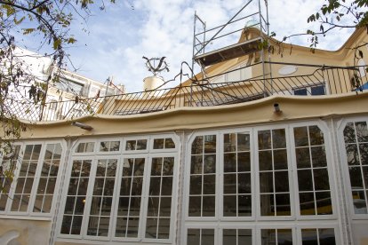 Visita d'obres al Teatre Metropol.