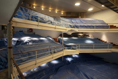 Visita d'obres al Teatre Metropol.