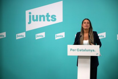 La portaveu de Junts a Madrid, Míriam Nogueras