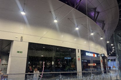 A las siete de la tarde se ha celebrado un espectáculo de nieve