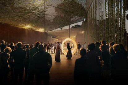 Recreació del projecte del Centre Experiencial Cal·lípolis.