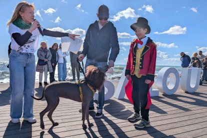 Un dels participants de la segona edició del Cós Blanc per a Mascotes