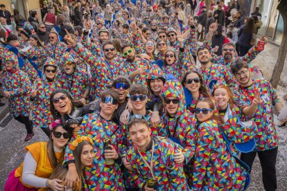 Es van poder veure disfresses molt diferents i d’altres que rivalitzaven entre elles.