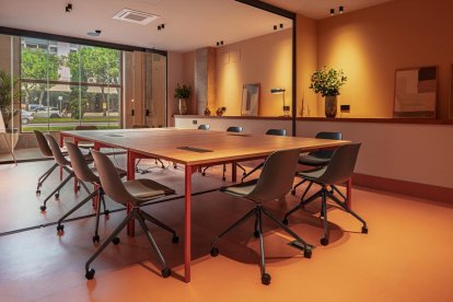 Imatge d’una de les sales del Casa Roma Hostel Boutique.