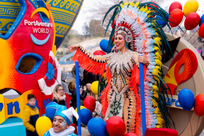 Un instant de la Desfilada de Carnaval de PortAventura World.