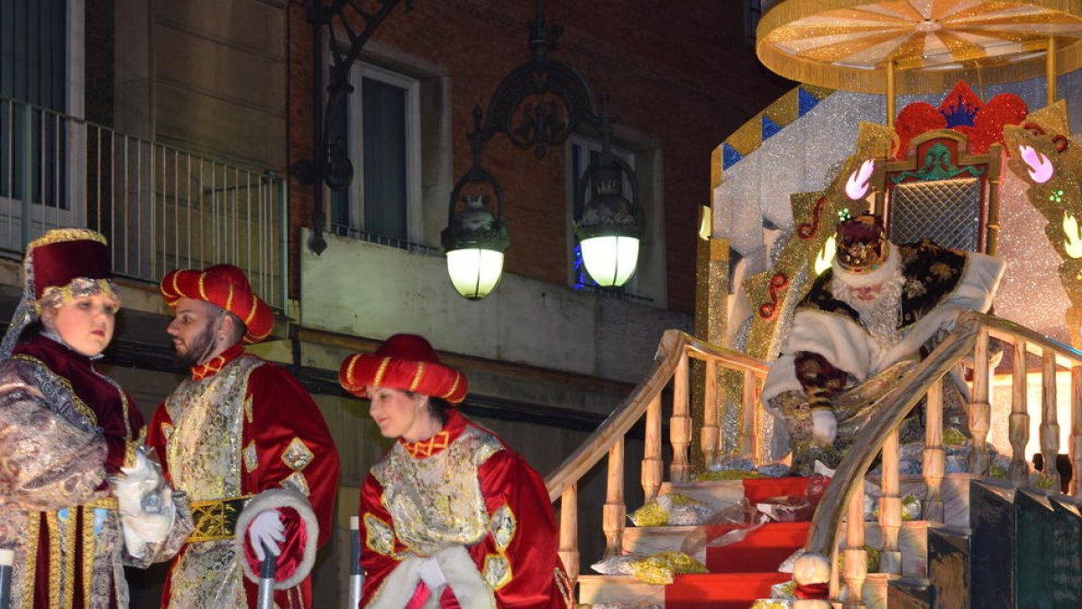 Cabalgata de Reyes Magos en Tarragona.
