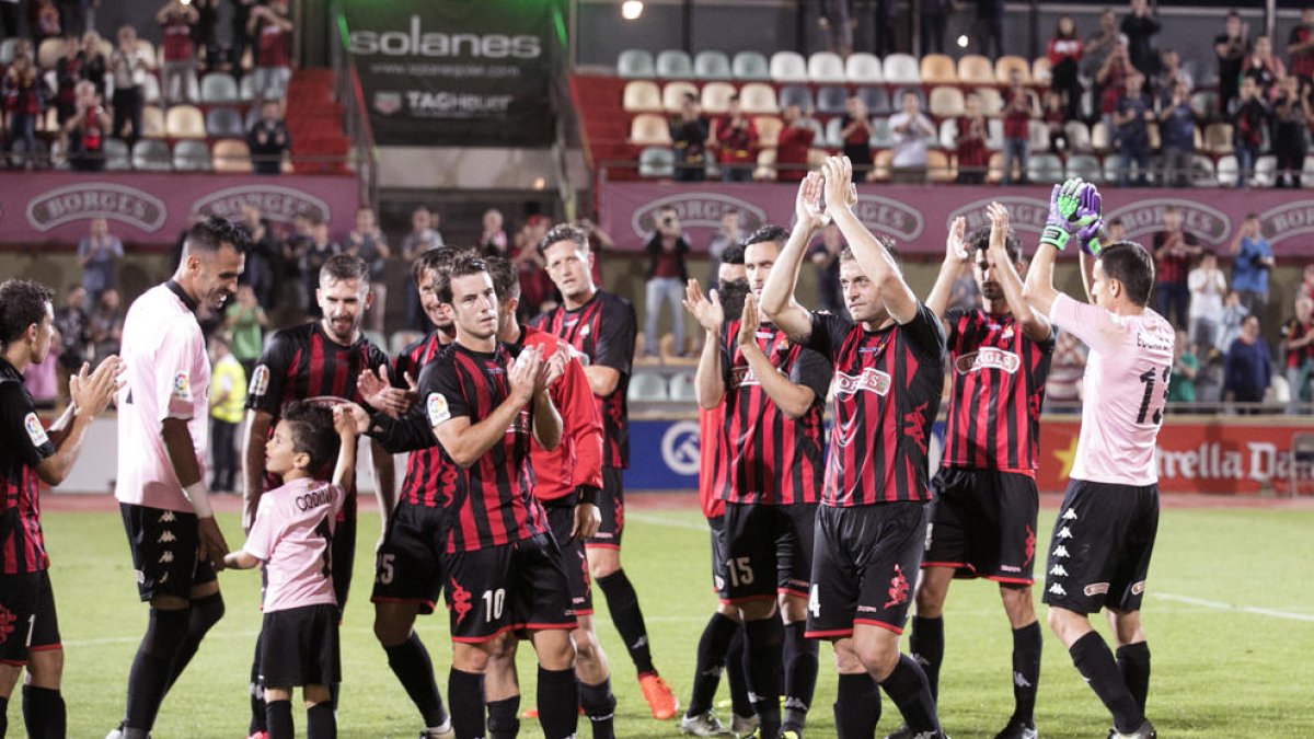 El CF Reus aconsegueix una última victòria a l'Estadi contra el Valladolid