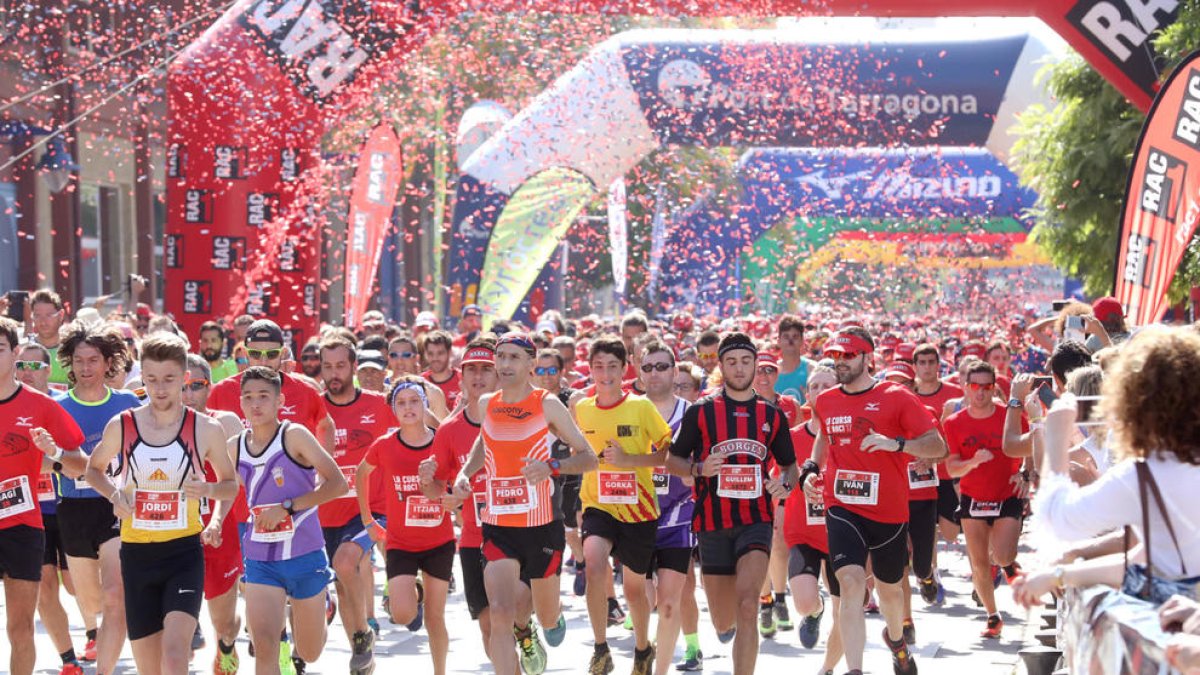 salida de la carrera de RAC1 disputada a Tarragona.