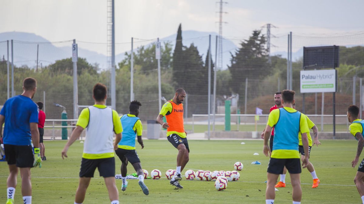 Imagen del primer entrenamiento del Nàstic 2018-19.