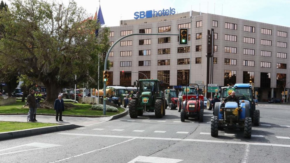 Tractorada d'Unió de Pagesos a Tarragona