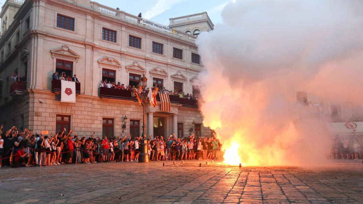 Encesa i primera Tronada Sant Pere