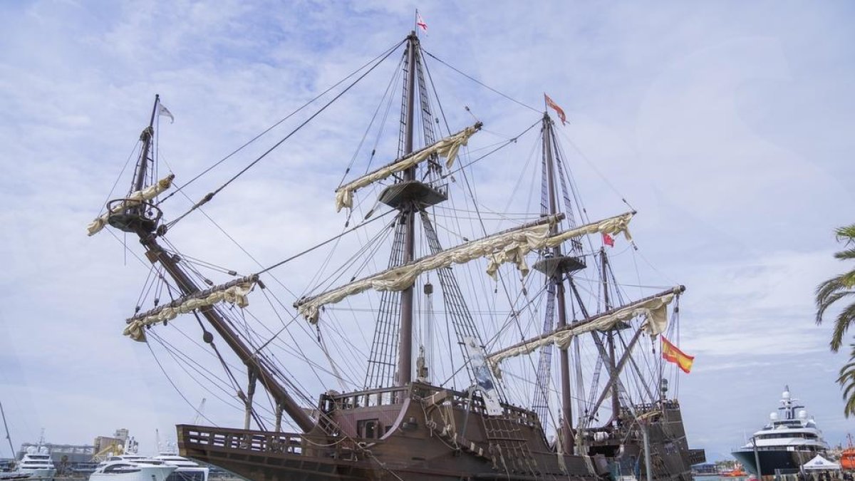 Atraca al port de Tarragona el galió Andalucía. Els ciutadans podran visitar-lo de 10 a 20 hores fins al diumenge 25 d'abril