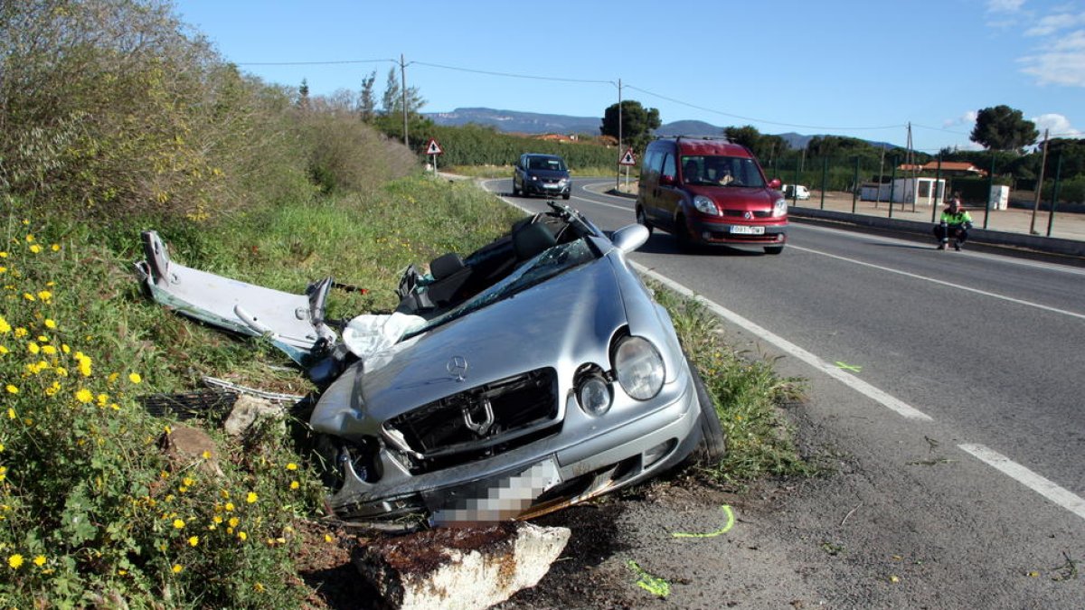 Accident mortal a la carretera de Reus a Cambrils