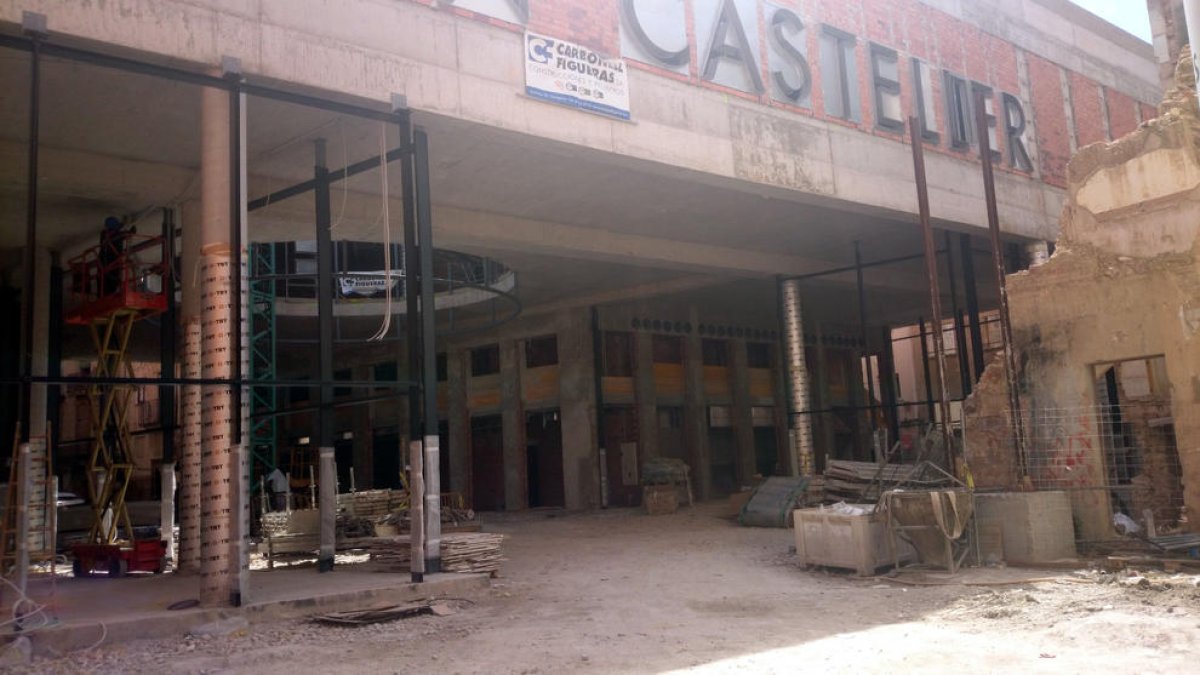 Imatge d'arxiu de les obres del Museu Casteller de Catalunya.