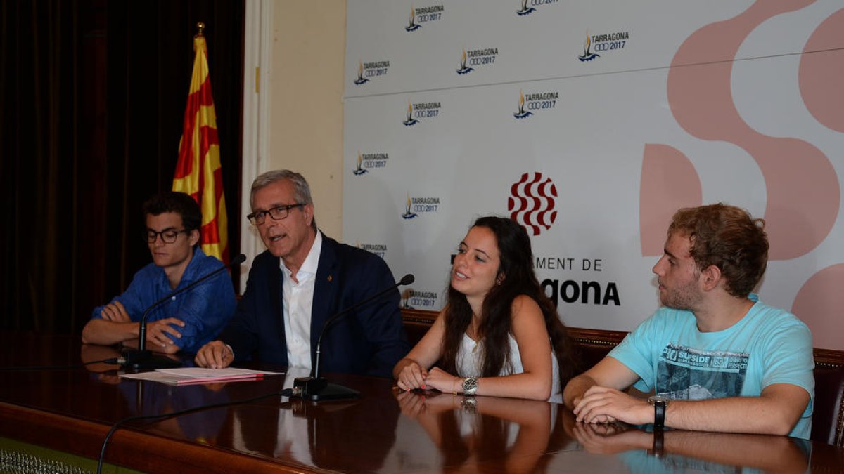 Els tres millors estudiants de Tarragona, pregoners de Santa Tecla