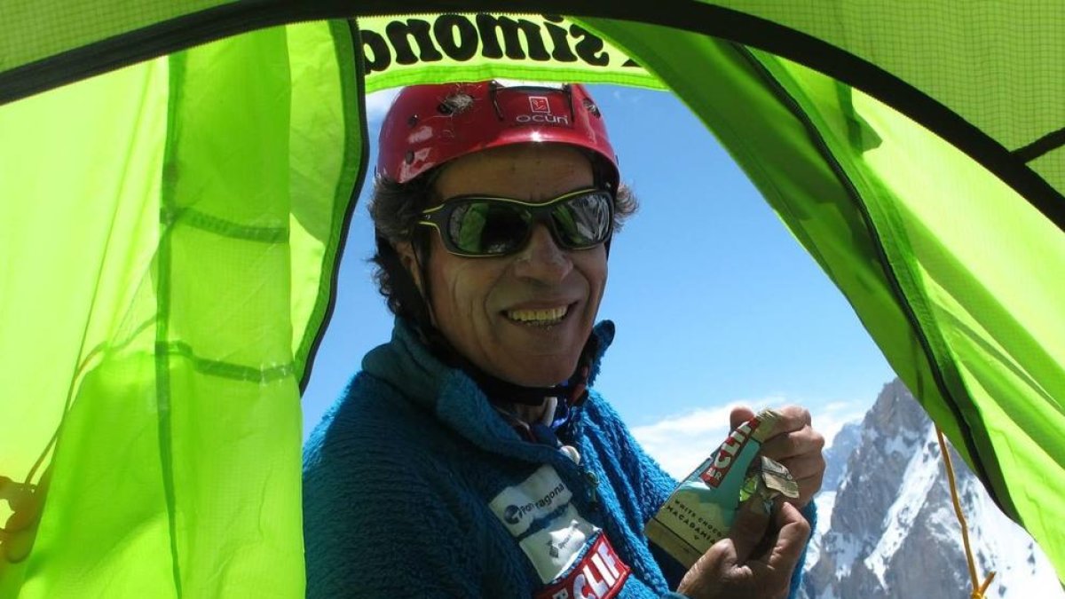 Òscar Cadiach prevé llegar a la cumbre del Broad Peak este sábado o domingo