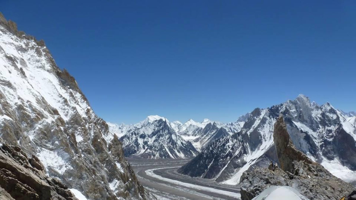 Òscar Cadiach prevé llegar a la cumbre del Broad Peak este sábado o domingo