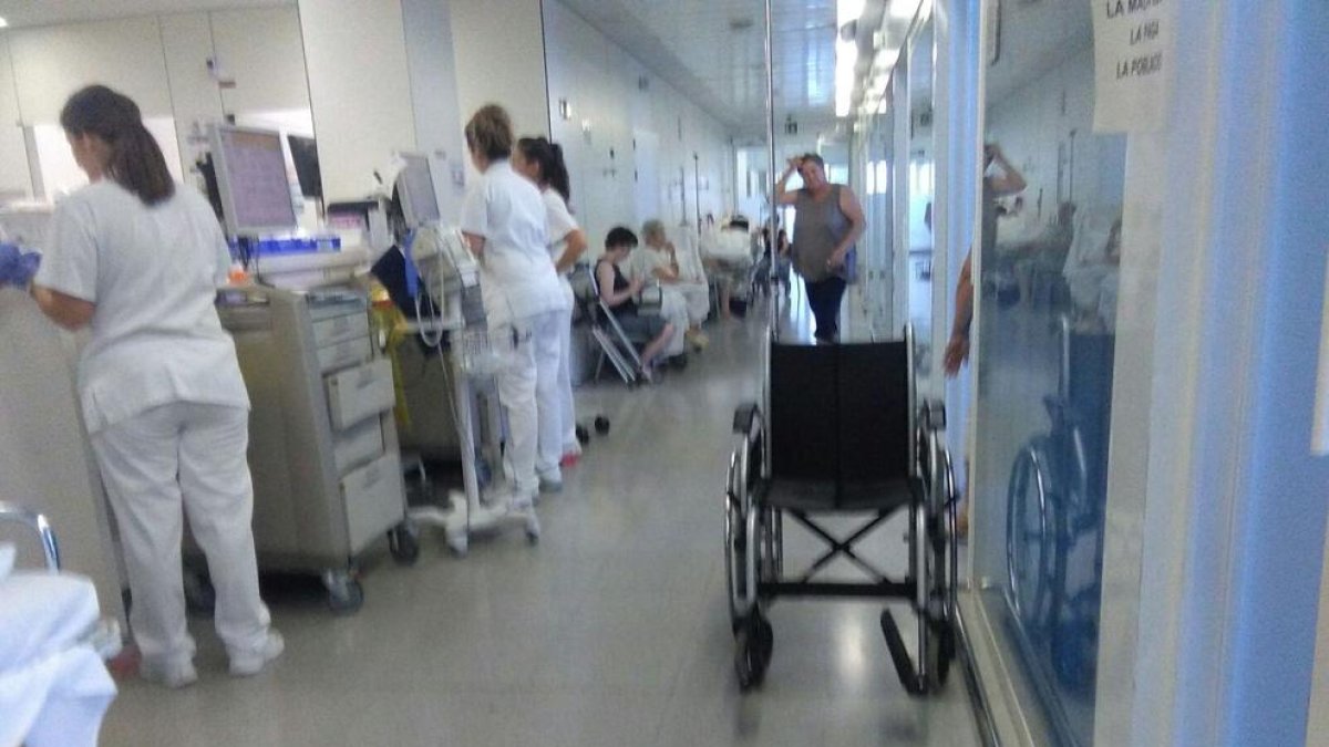 Las urgencias del Hospital Sant Joan se desbordan por el aumento de pacientes