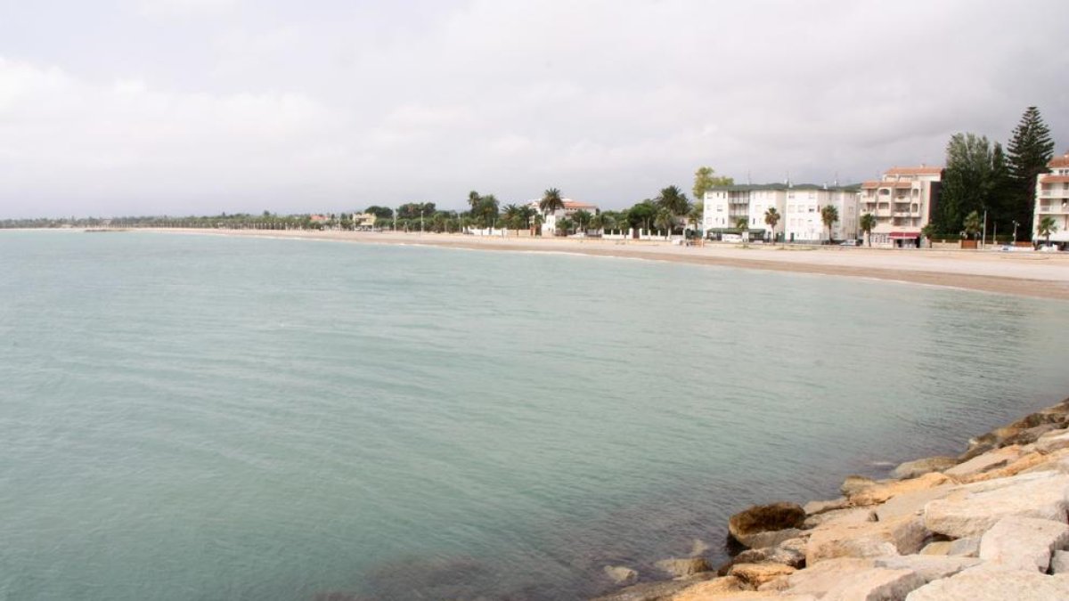 La Playa del Marjal, en Les Cases d'Alcanar.