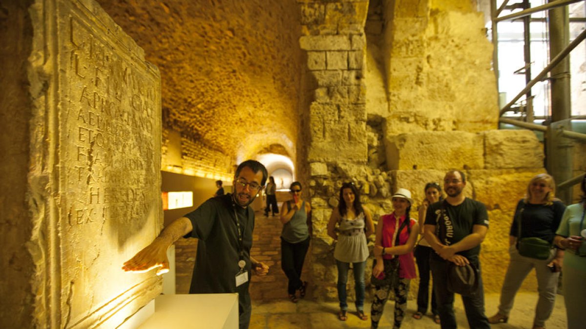 Las visitas de la Tarragona romana son las que reúnen a más turistas.