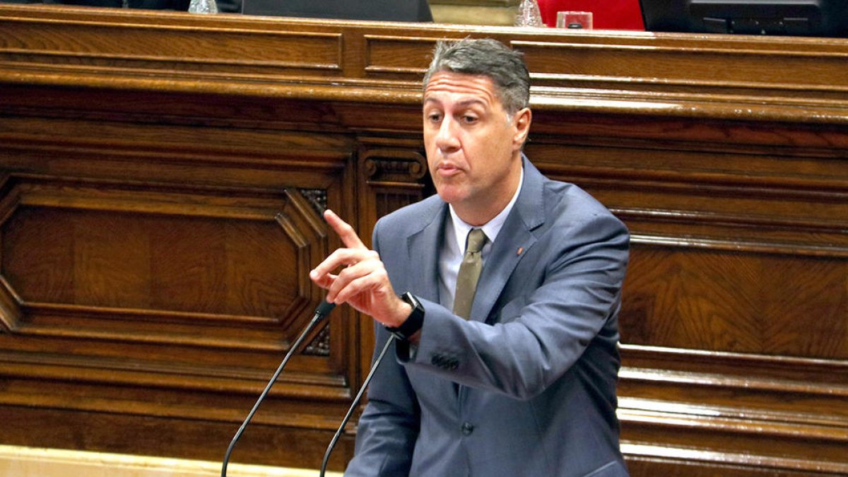 El líder del PPC Xavier Garcia Albiol al Parlament