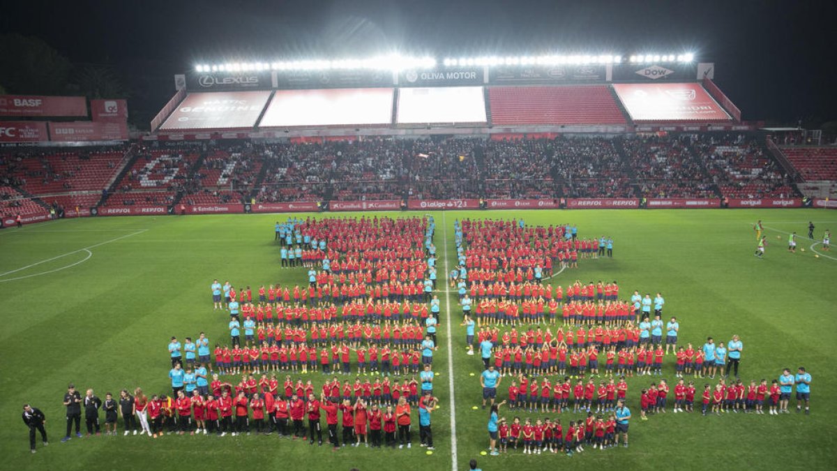 Tots els integrants de la base del Nàstic.