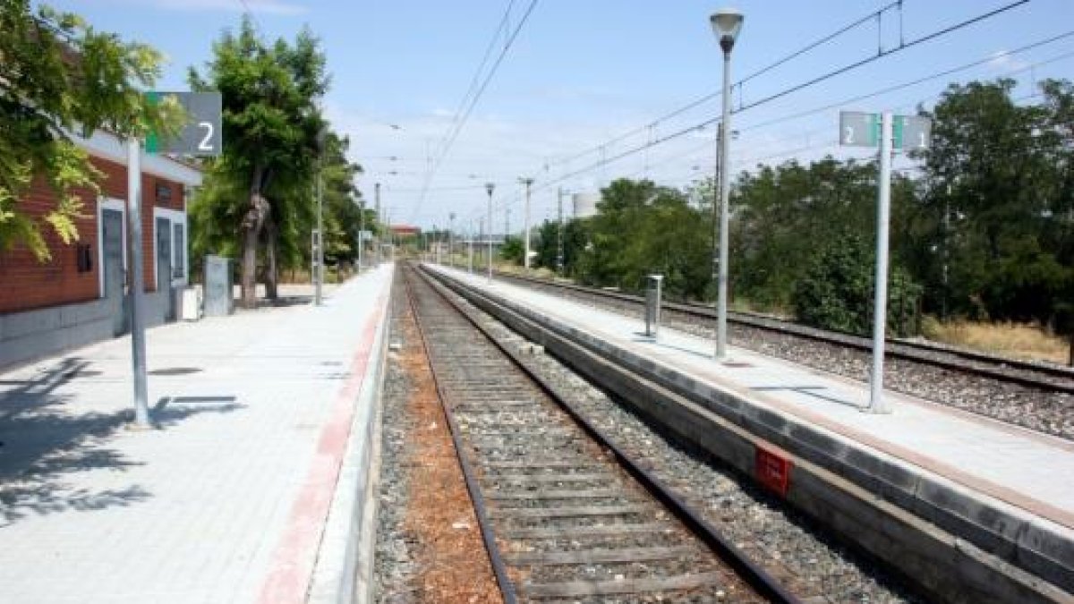 Estación de tren de Ascó.