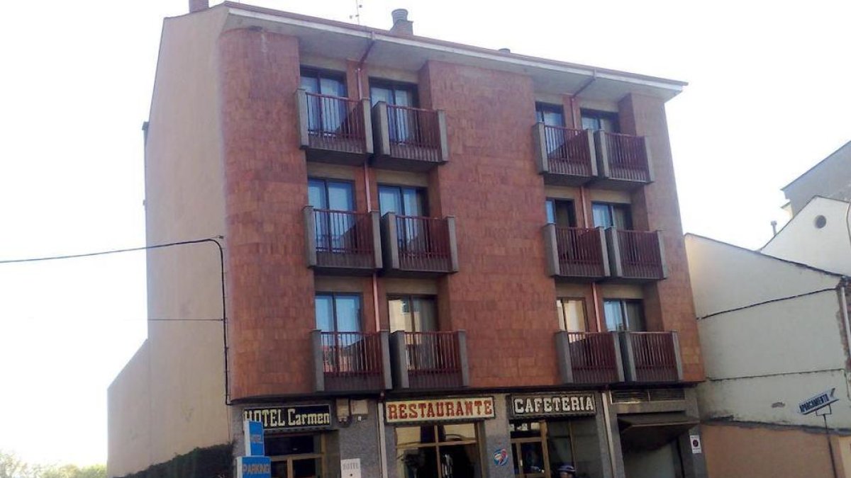 Imatge de l'Hotel Carmen de Bembibre de León.