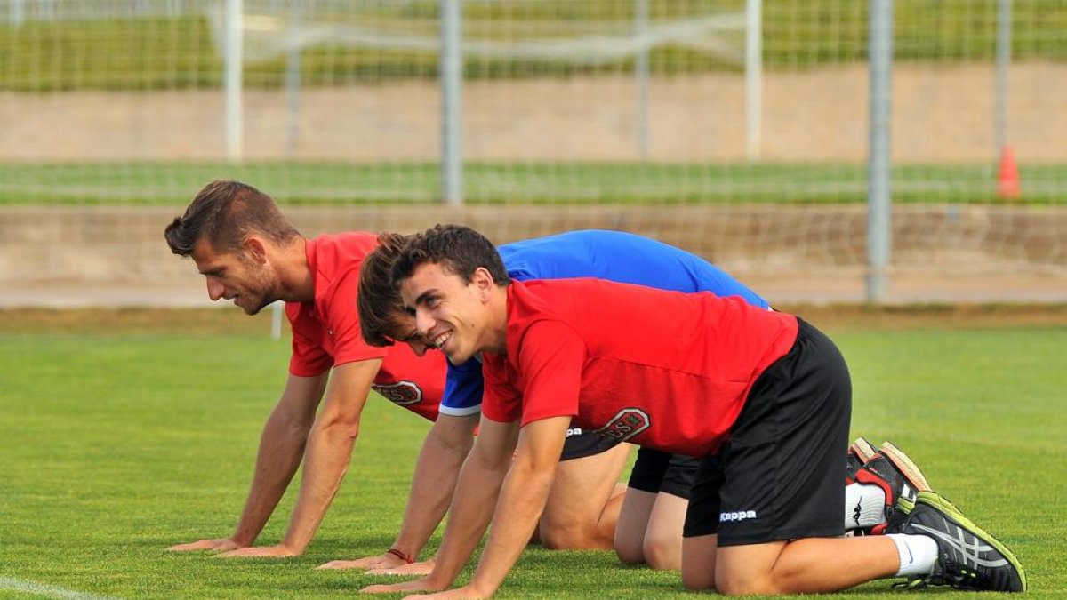 Els jugadors del Reus preparen l'inici de la temporada.