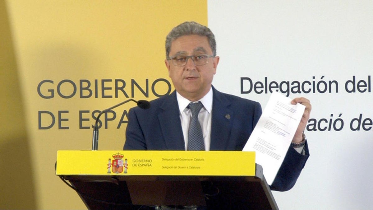 El delegado del gobierno español en Cataluña, Enric Millo