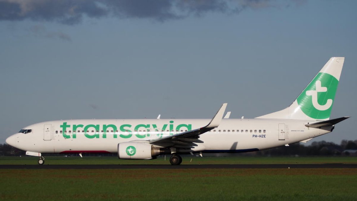 Imagen de archivo de un avión de la compañía Transavia.