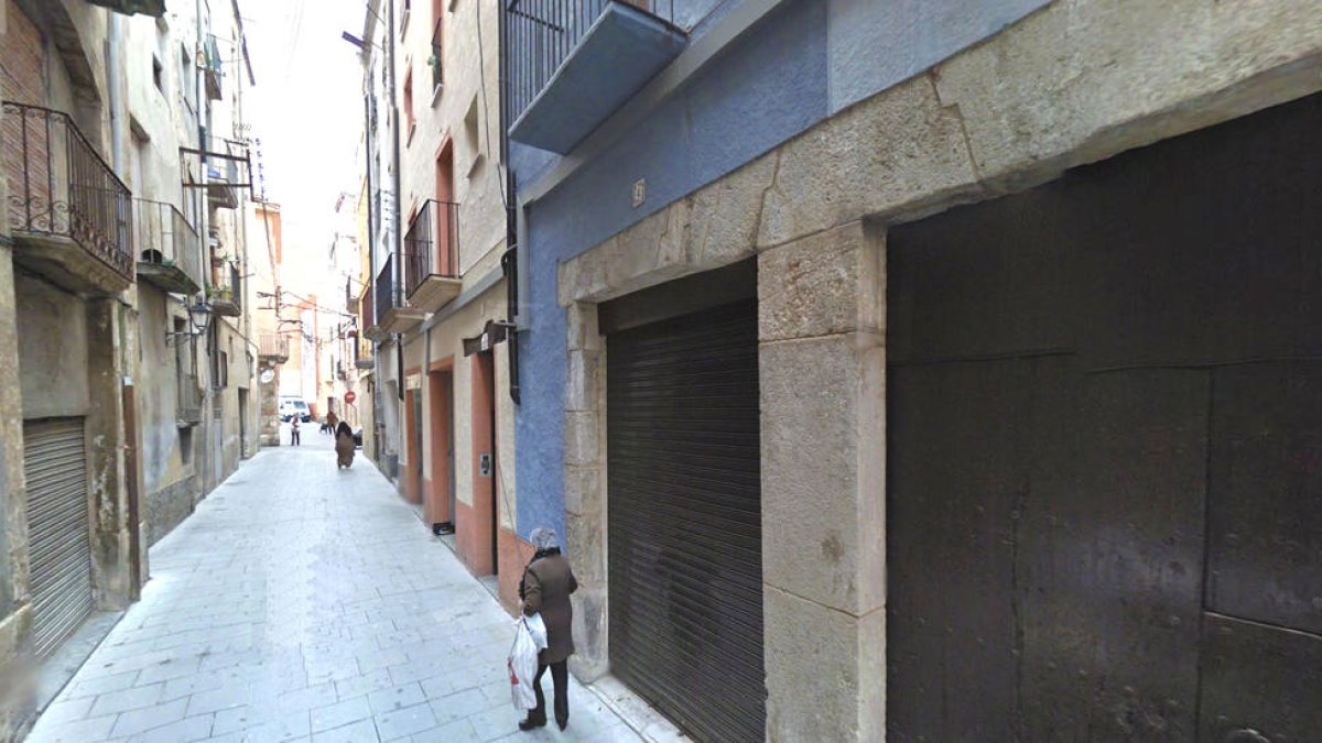 Un dels carrers del barri Antic de Valls.