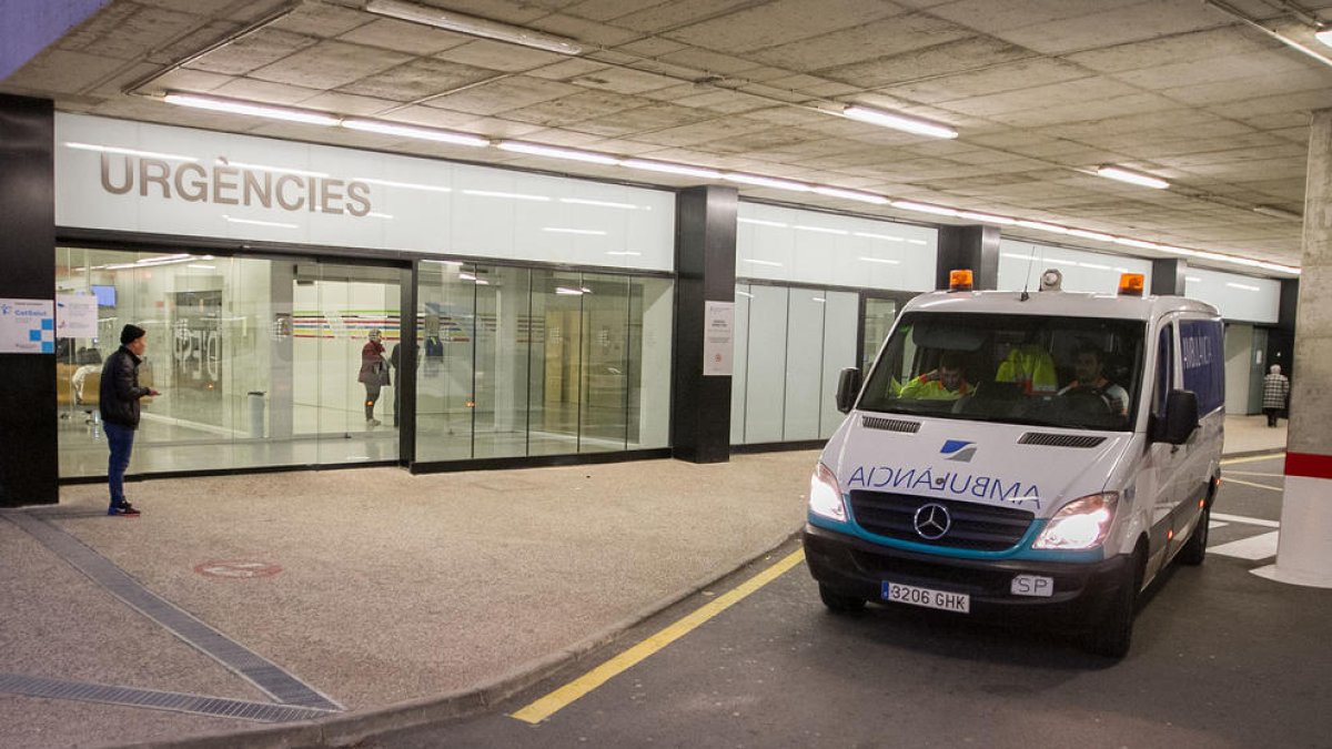 El servei d'urgències de l'Hospital de Sant Joan, en una imatge d'arxiu.