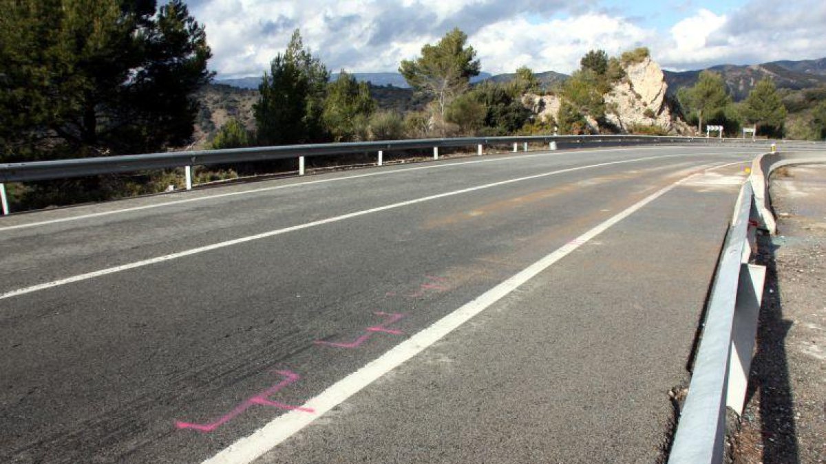 Un accident entre quatre cotxes i un camió deixa dos ferits lleus a l'Arboç