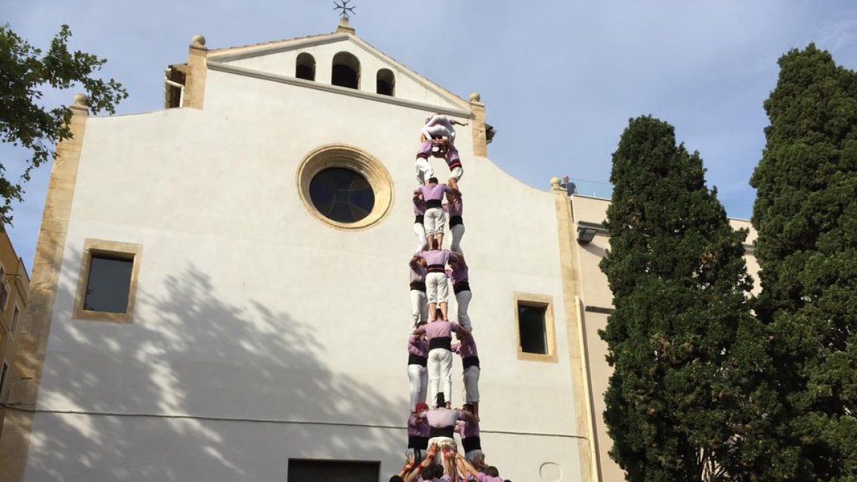 3de9f de la Colla Jove de Tarragona a la plaça del Rei