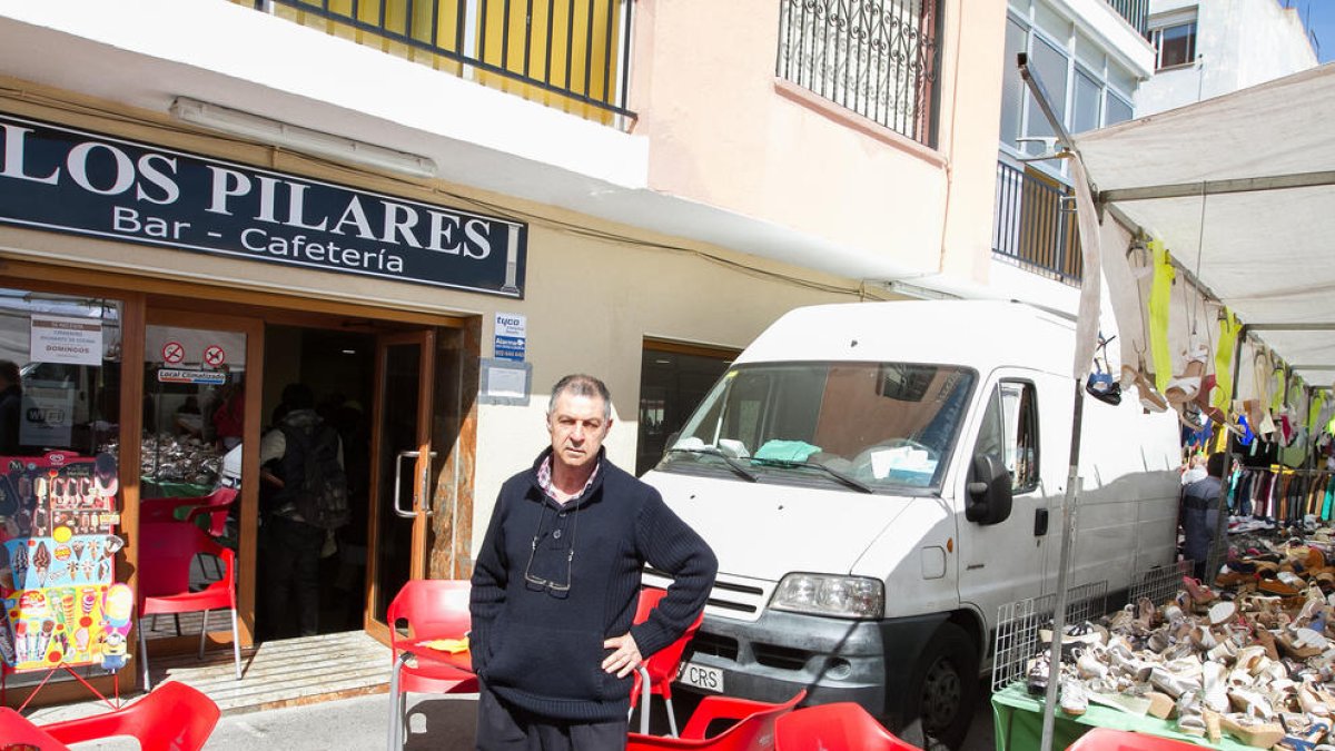 Juan Antonio Heredia, propietari del bar Los Pilares.