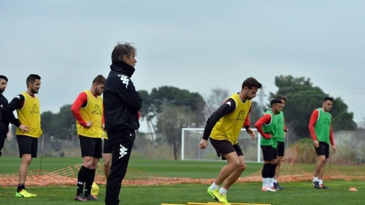 Un entrenament d'aquesta setmana.