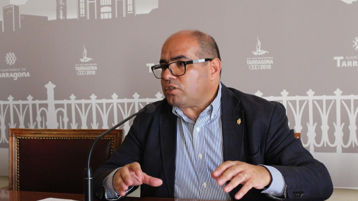 Josep Maria Prats durante la presentación del Plan de Bibliotecas.