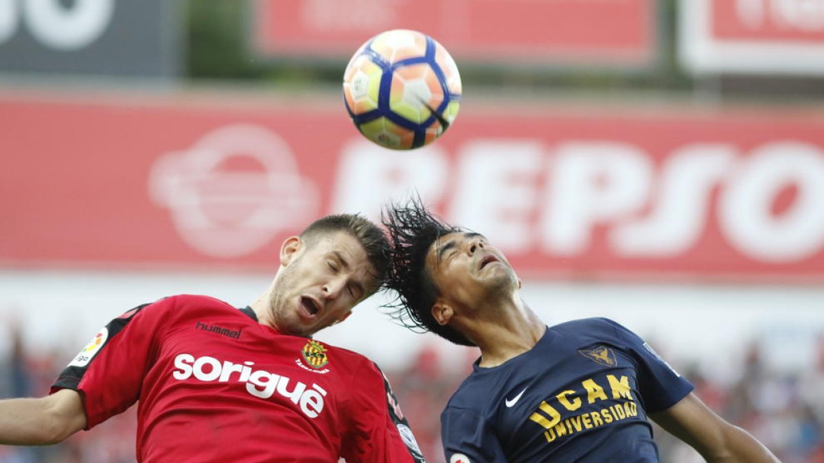 Gerard Valentín és un dels futbolistes més decisius del Nàstic, però podria deixar el club aquest estiu.