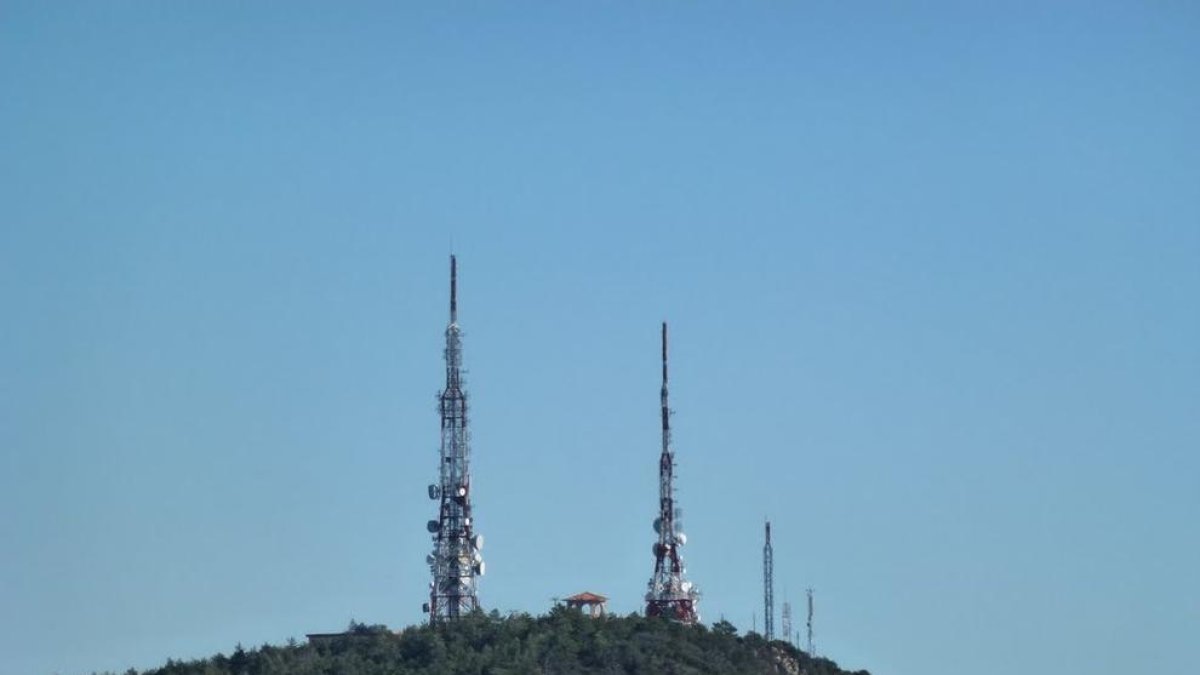 Antenes de telecomunicacions de la Mussara.