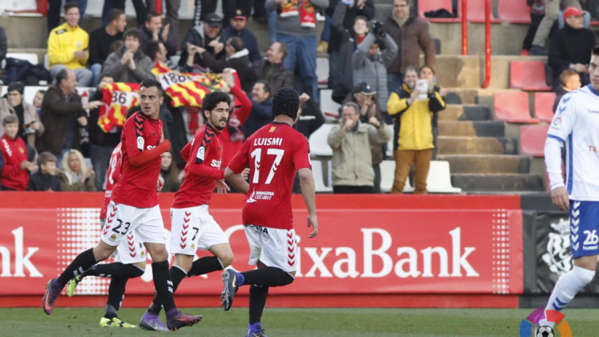 José Carlos, celebrando el gol.