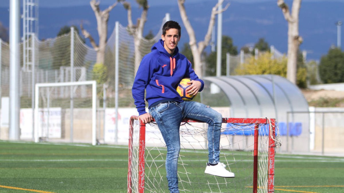 L'arquer del CF Reus Edgar Badia desitja «sumar els 50 punts com abans millor» i «poder gaudir».