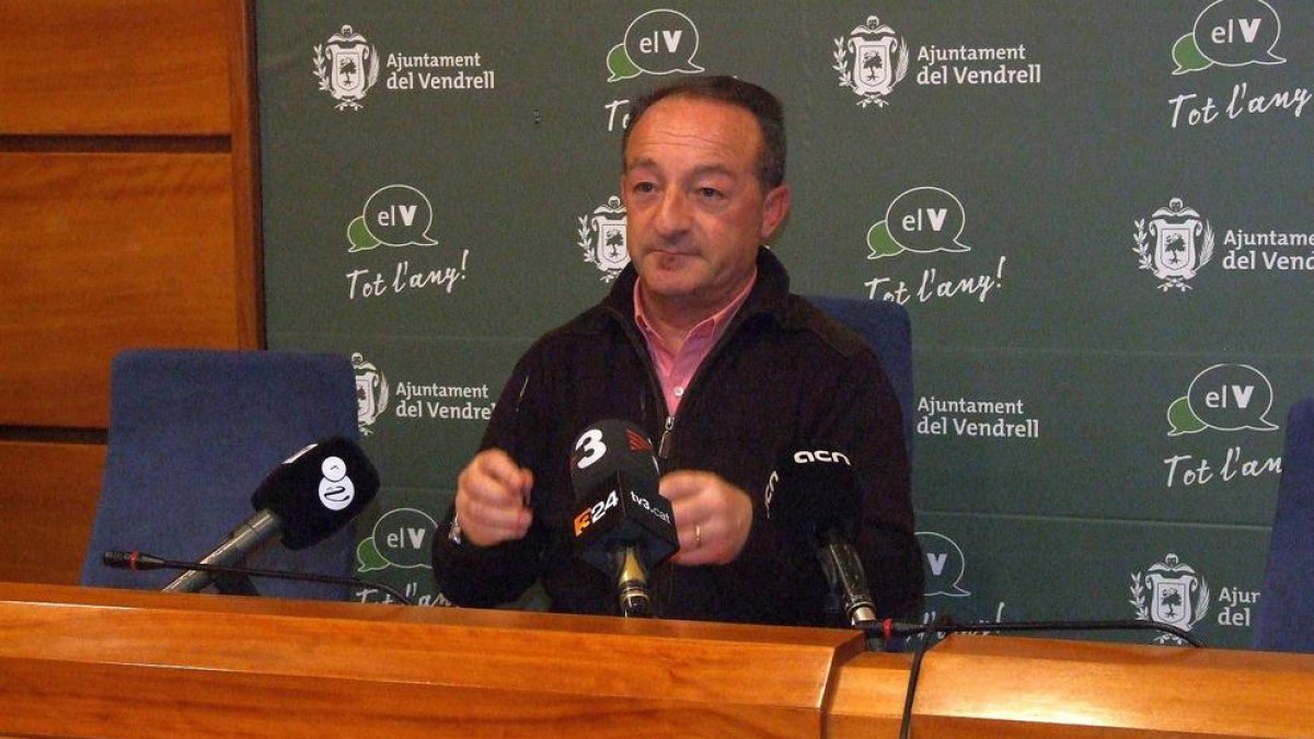 Marrasé durante la rueda de prensa de este miércoles.