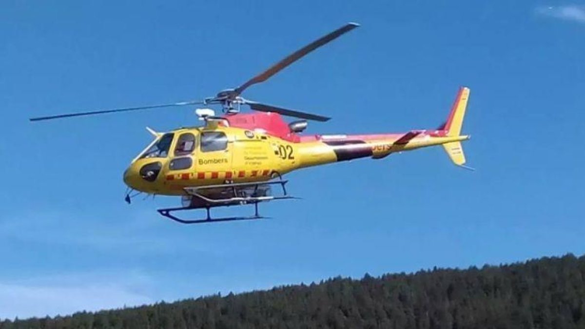Imagen de archivo del helicóptero de los Bomberos de la Generalitat.